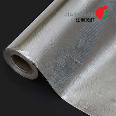 La película da alta temperatura del papel de aluminio laminó telas de la fibra de vidrio hasta 550°C