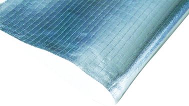 Paño aluminizado ALFW600 de la fibra de vidrio, grueso 0.6m m de la tela de la fibra de vidrio del papel de aluminio