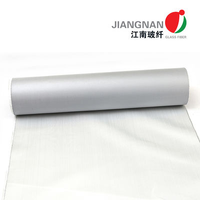 Tela de alta resistencia de la fibra de vidrio de Grey Color Custom Silicone Coated para la protección del calor