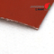Tejido rojo de calidad superior de fibra de vidrio recubierto de silicona para protección de soldadura