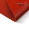 Tejido rojo de calidad superior de fibra de vidrio recubierto de silicona para protección de soldadura