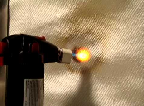 Alto paño de la fibra de vidrio de la silicona del paño a prueba de calor de la silicona 18OZ usado para el cojín 0 del aislamiento de calor de la puerta del humo