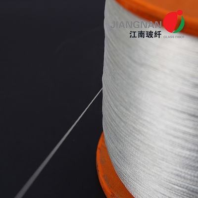 Trence la cuerda incombustible del aislamiento de la fibra de vidrio del hilo 0.8m m