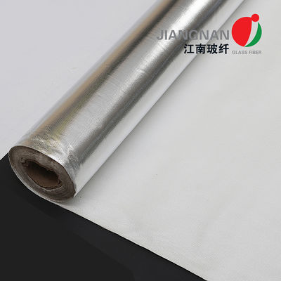 Paño de aluminio de plata de la fibra de vidrio del aislamiento térmico ignífugo