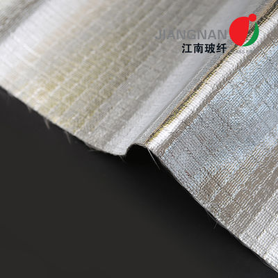 Sustancia química de la armadura llana del paño de la fibra de vidrio del aluminio del aislamiento térmico resistente