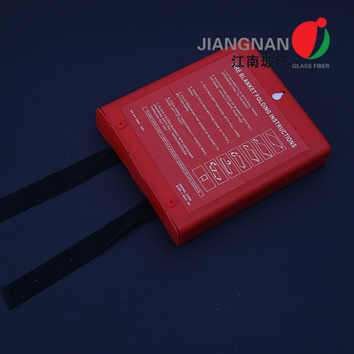 Bolso suave combinado del fuego de la fibra de vidrio/escudo protector de la caja dura para la manta del fuego de la emergencia de la gente