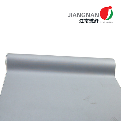 Grey Silicone Fiberglass Cloth Silicone cubrió el paño de la fibra de vidrio con una mejor resistencia de abrasión