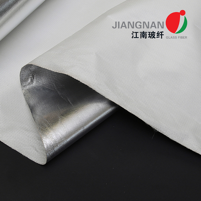 Tela aluminizada de la fibra de vidrio 430-600G/Sq.Mtr para la temperatura alta hasta 550°C