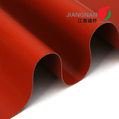 Tejido rojo de calidad superior de fibra de vidrio recubierto de silicona para protección de soldadura