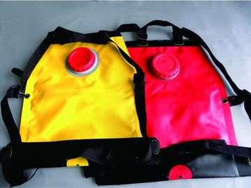 Color amarillo rojo de la talla 15L 19L del extintor del paquete del extintor de la correa
