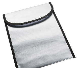 Bolso incombustible revestido del documento del silicón resistente al fuego