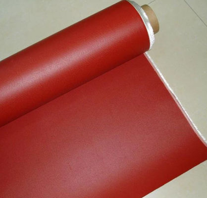 Tela revestida impregnada 5M M de la fibra de vidrio del silicón