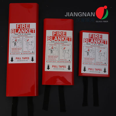 430gsm el 1m*1m encajonó la extinción de la manta del fuego del paño de la fibra de vidrio de la emergencia con AS/NZS3504 aprobó