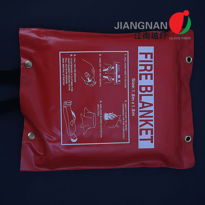 Tela da alta temperatura de la fibra de vidrio del fuego del certificado del BSI de la emergencia segura de la manta con SER EN Aproved 1869