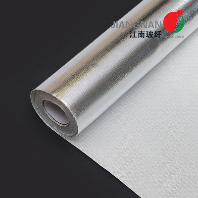 Una tela lateral 0.6m m de la fibra de vidrio del papel de aluminio para el calor reflexivo